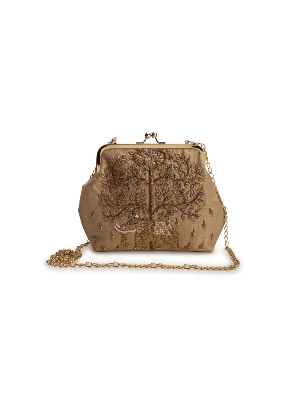 Royal Elephant Clutch The Purple Sack - Fabilicious Fashion