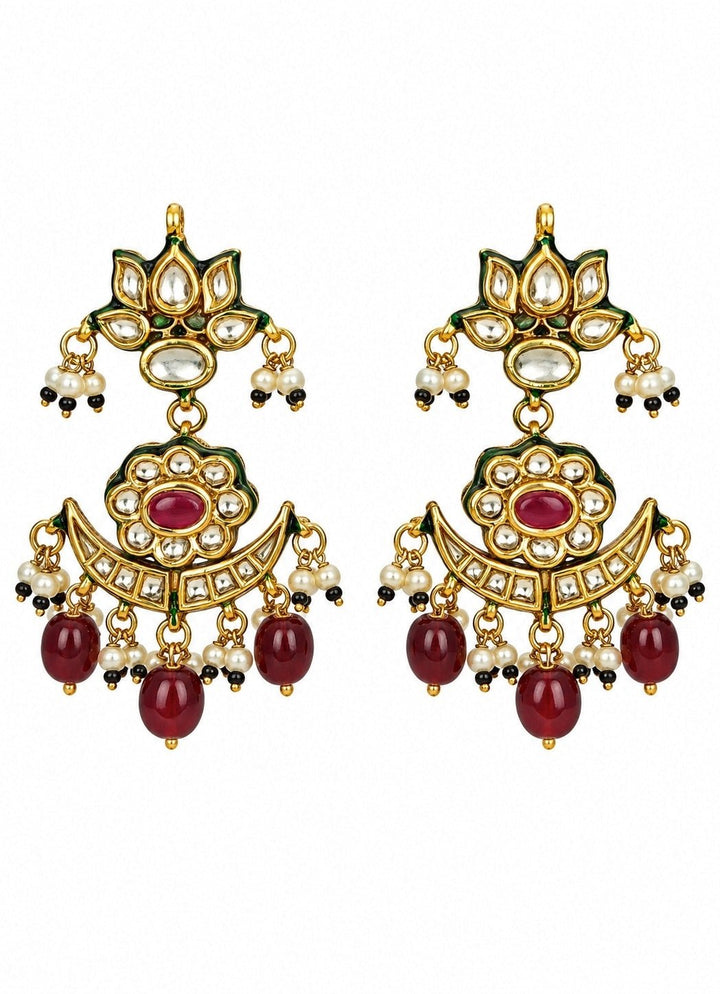 Vivinia By Vidhi Mehra Ruby Beaded Kundan Choker SetFabilicious Fashion