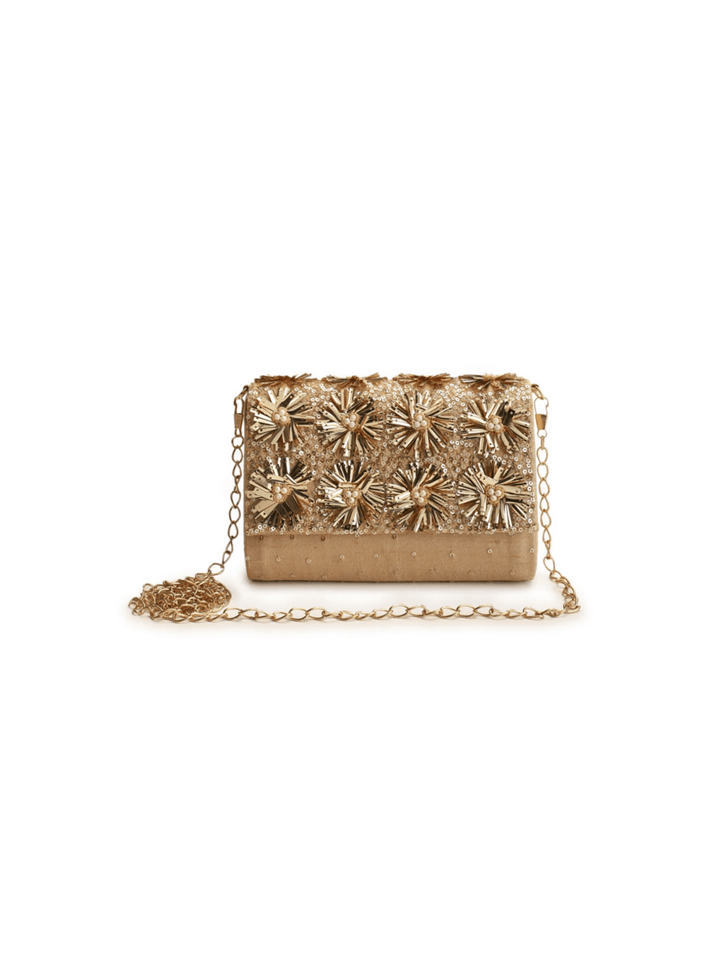 Rust Sparkle Clutch The Purple Sack - Fabilicious Fashion