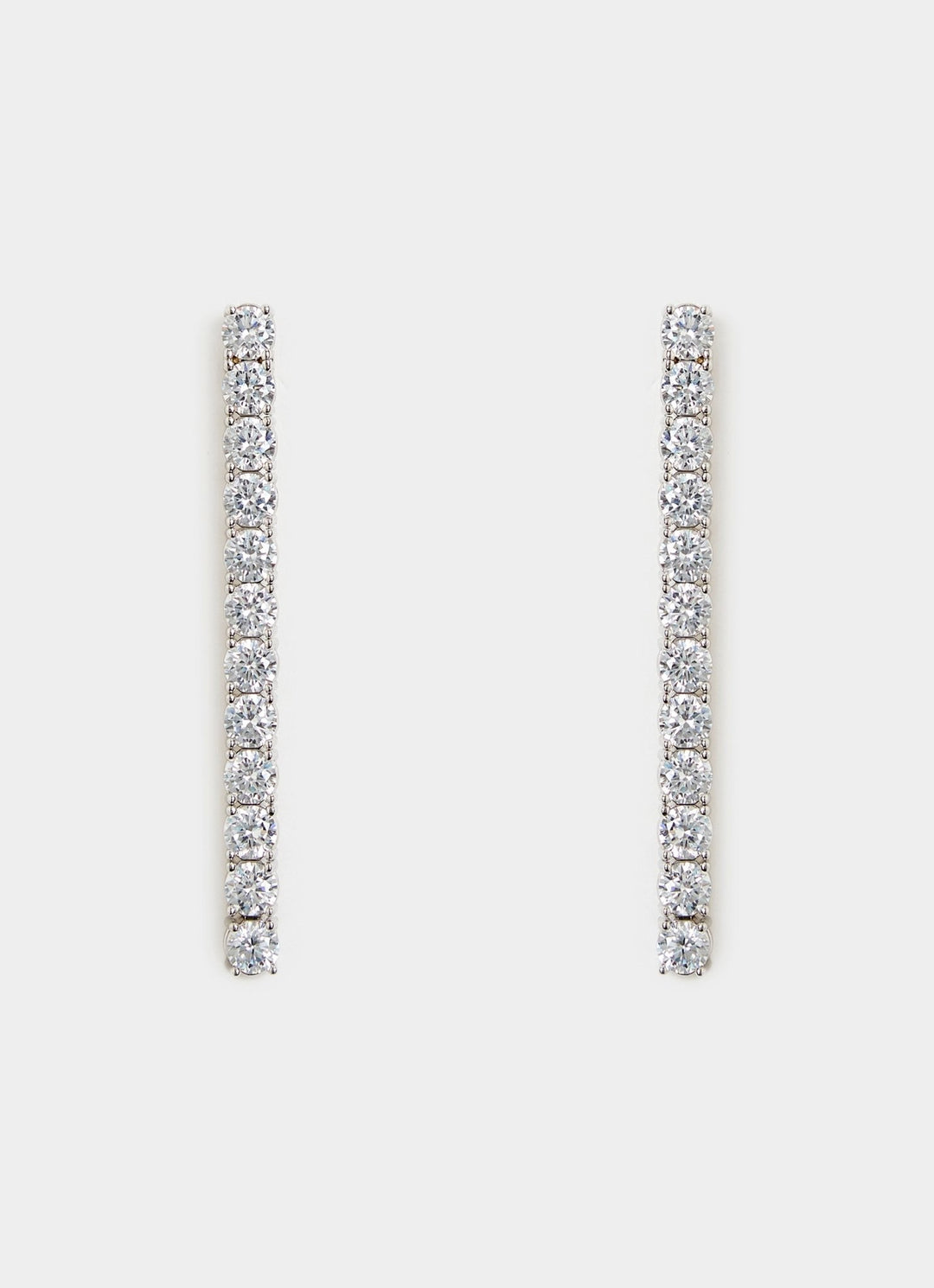 Silver Plated Faux Diamond Necklace Set Vivinia By Vidhi Mehra - Fabilicious Fashion