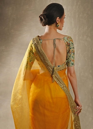 Sunflower Yellow Saree