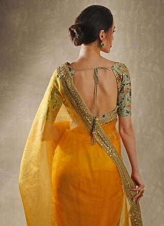 Sunflower Yellow Saree Renee Label - Fabilicious Fashion