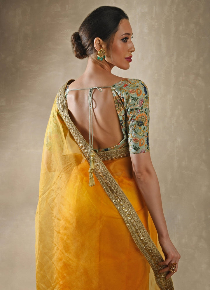 Sunflower Yellow Saree Renee Label - Fabilicious Fashion