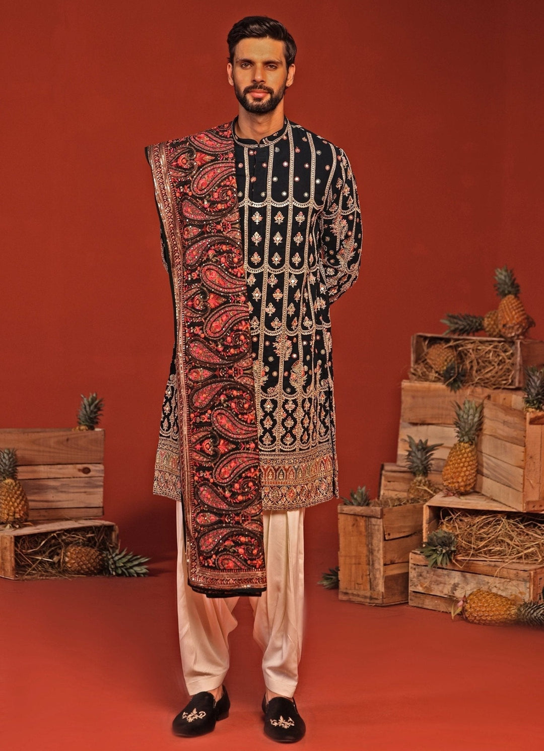 Teal Blue Embroidered Kurta Patiala Set With Dupatta Kalpraag - Fabilicious Fashion
