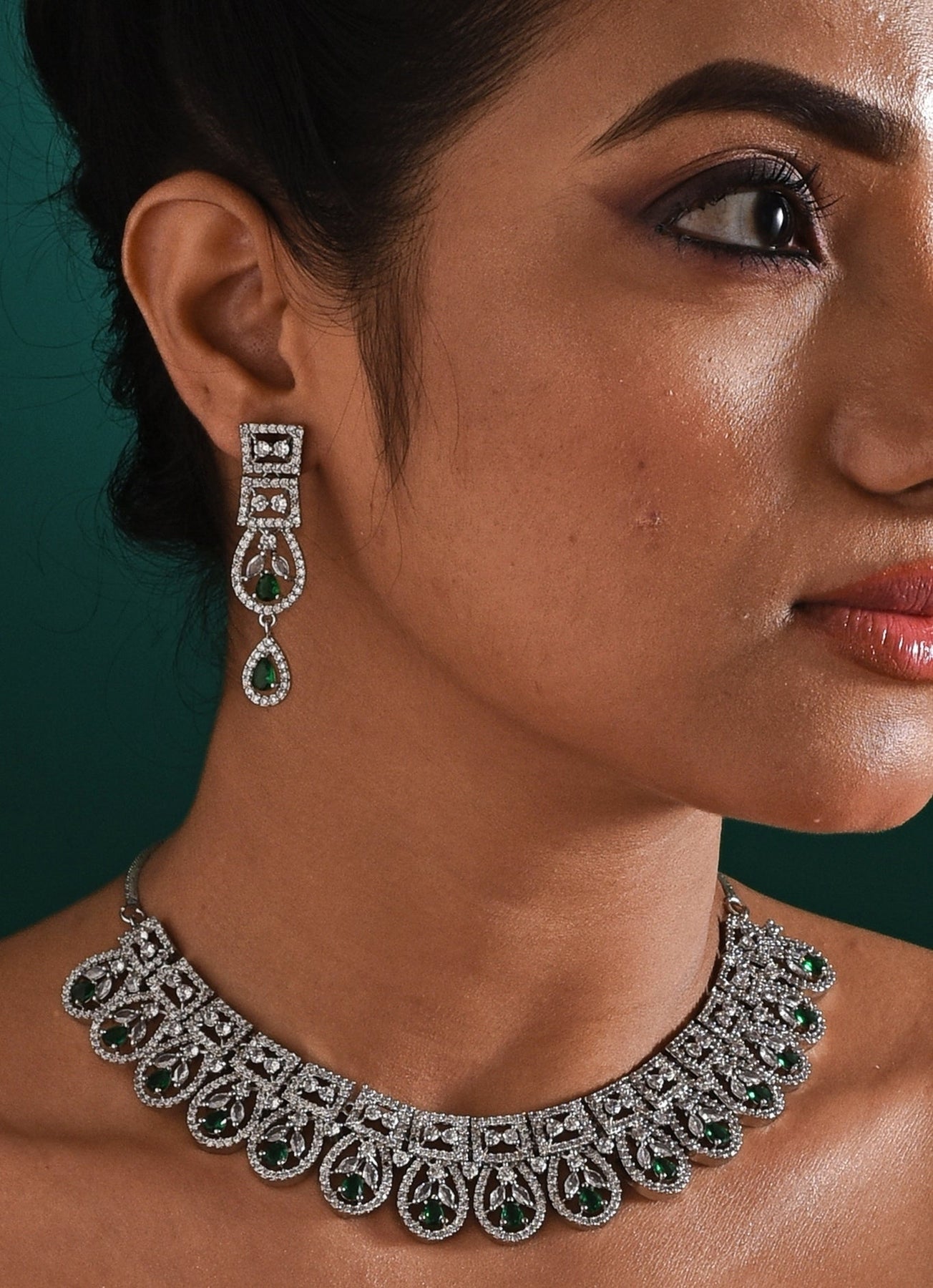Jarkan stone necklace set 2025