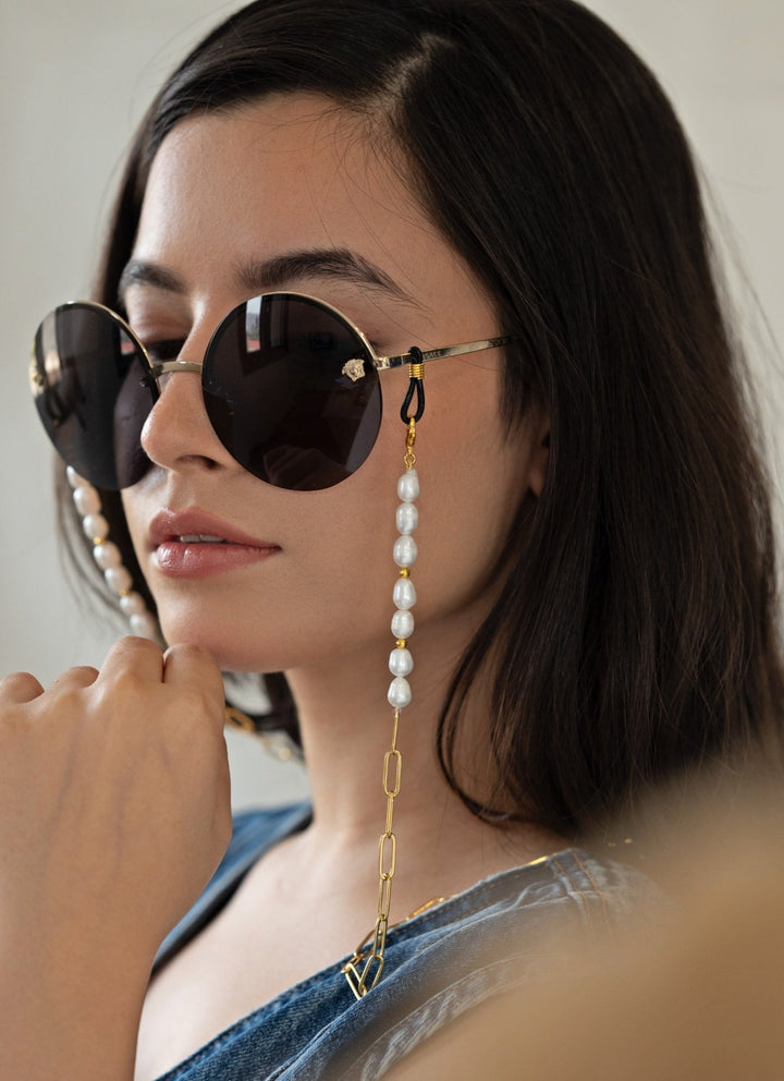 Do Taara White Pearl Eyewear SlingFabilicious Fashion