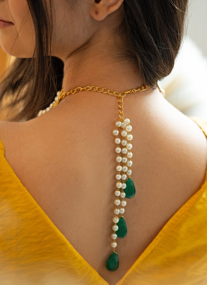 Do Taara White Pearls Choker NecklaceFabilicious Fashion
