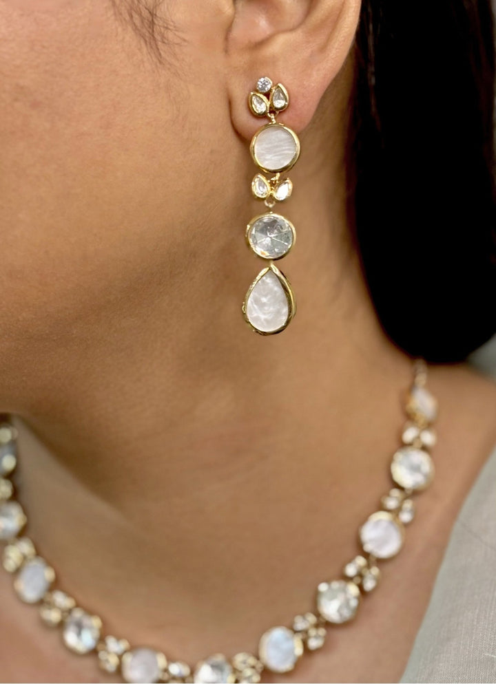 Naymee White Polki Choker SetFabilicious Fashion