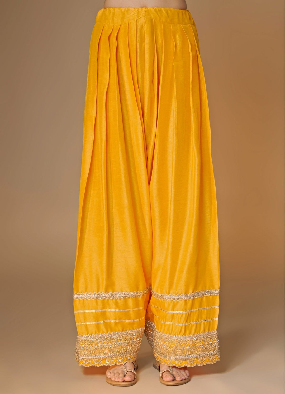 Renee Label Yellow Brocade Silk Kurta Salwar SetFabilicious Fashion