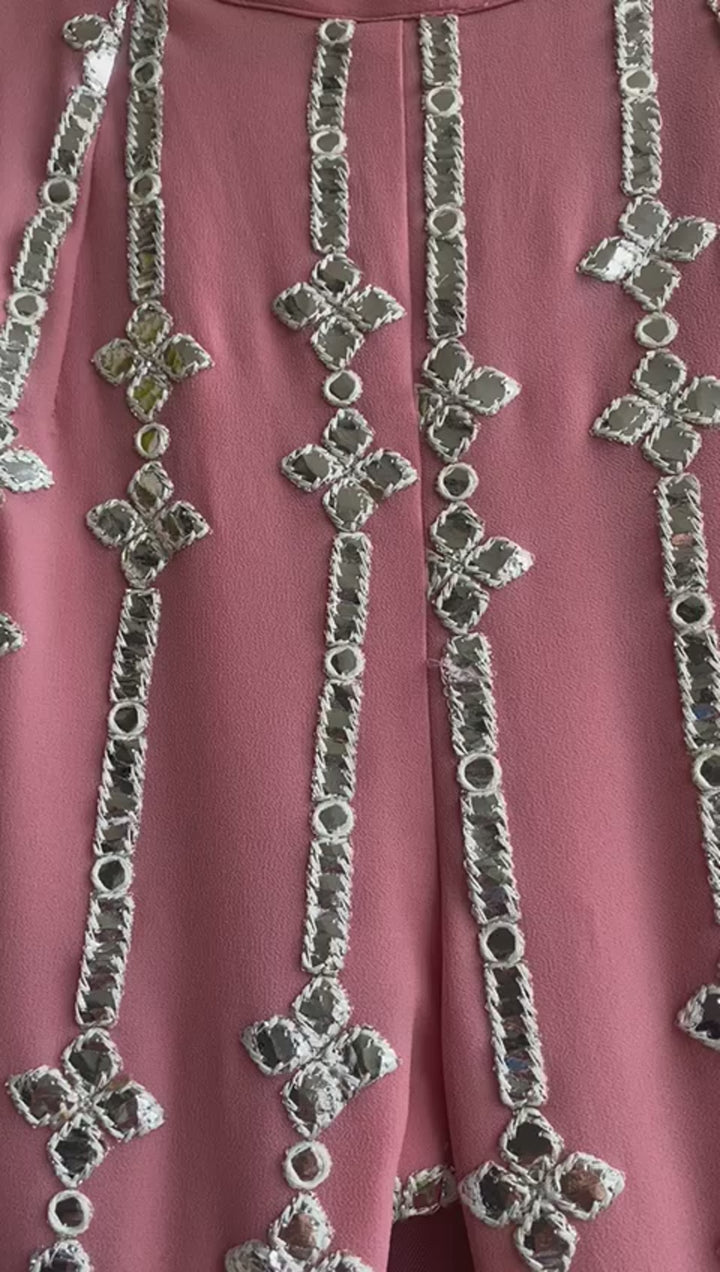 Watermelon Pink Sharara Set