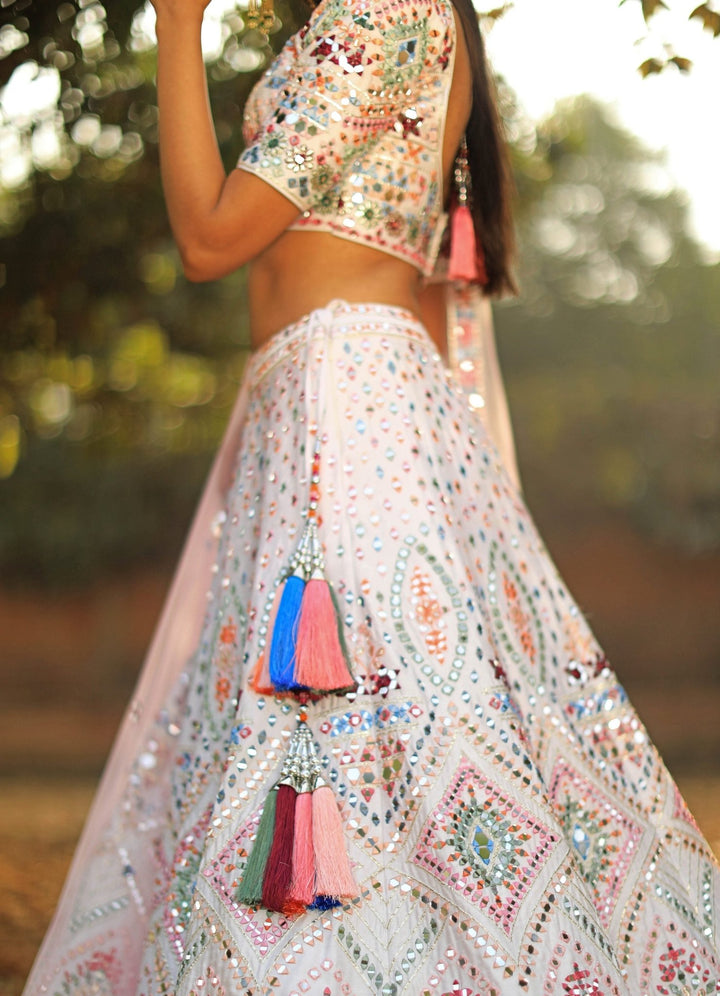 Aaina Multicolour Lehenga Set Angad Singh - Fabilicious Fashion