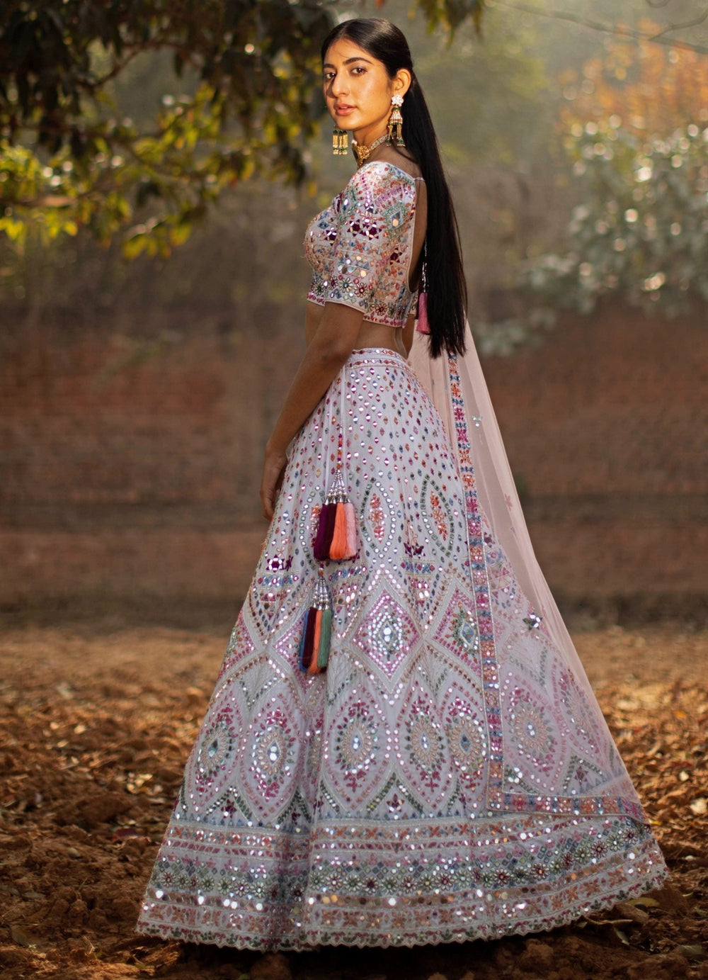 Aaina Multicolour Lehenga Set Angad Singh - Fabilicious Fashion