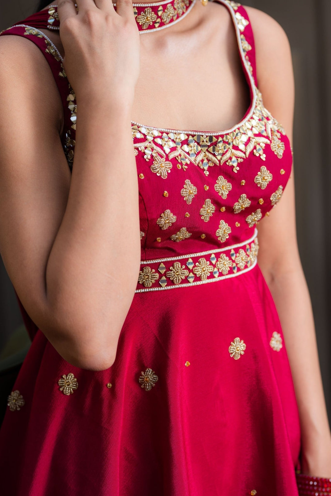 Aaisha Peplum Kurta and Sharara Set Rashika Sharma - Fabilicious Fashion