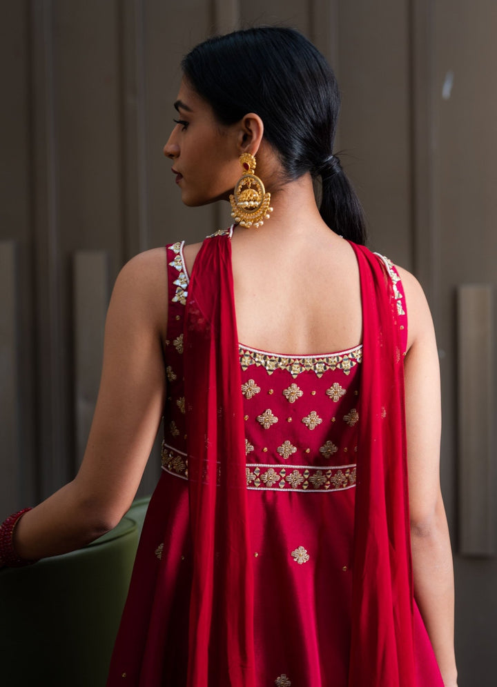 Aaisha Peplum Kurta and Sharara Set Rashika Sharma - Fabilicious Fashion