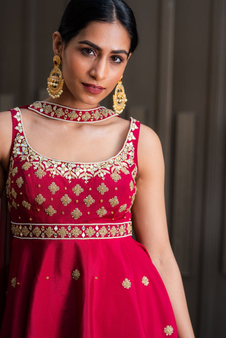 Aaisha Peplum Kurta and Sharara Set Rashika Sharma - Fabilicious Fashion