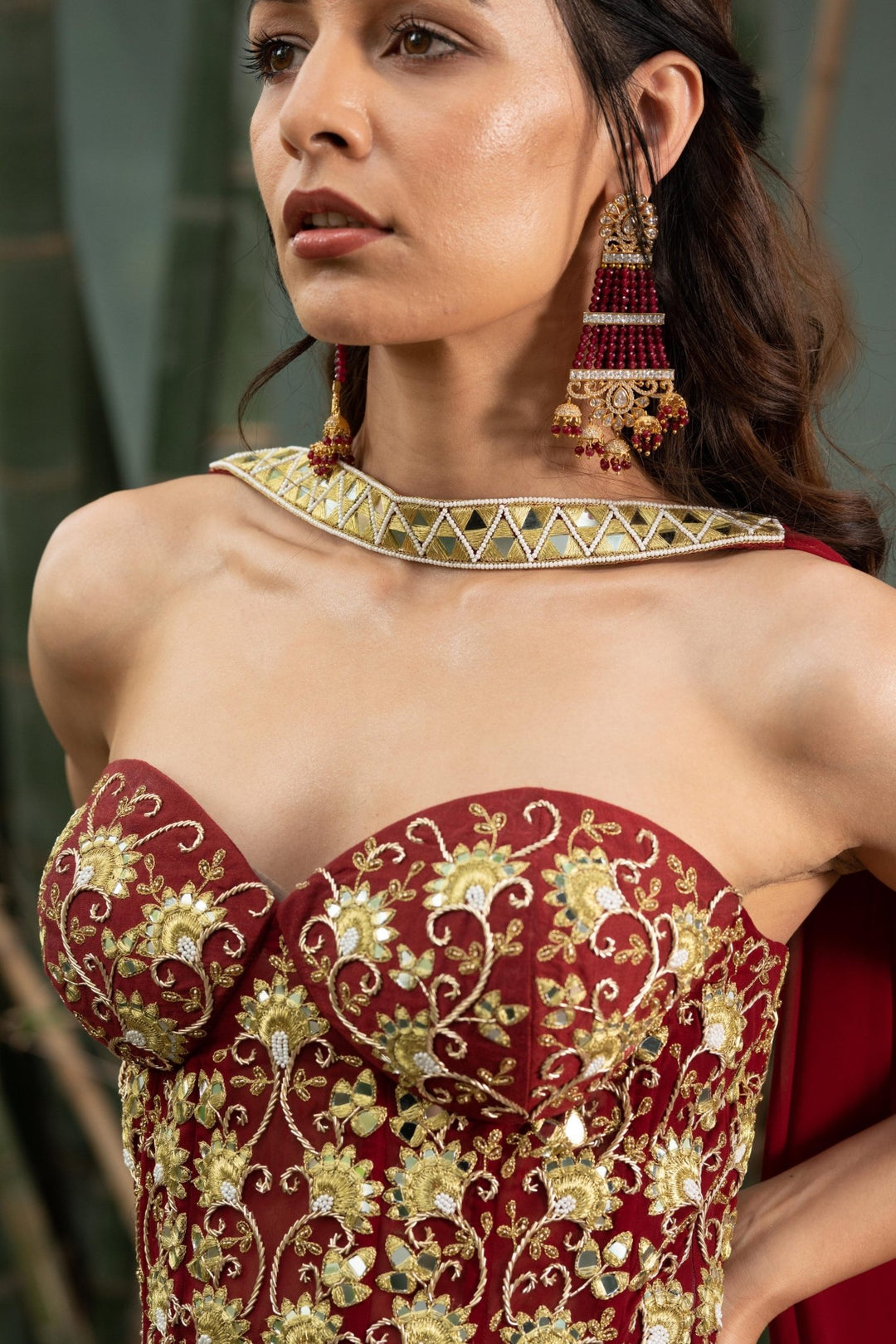 Aarzoo Corset Lehenga Set Rashika Sharma - Fabilicious Fashion