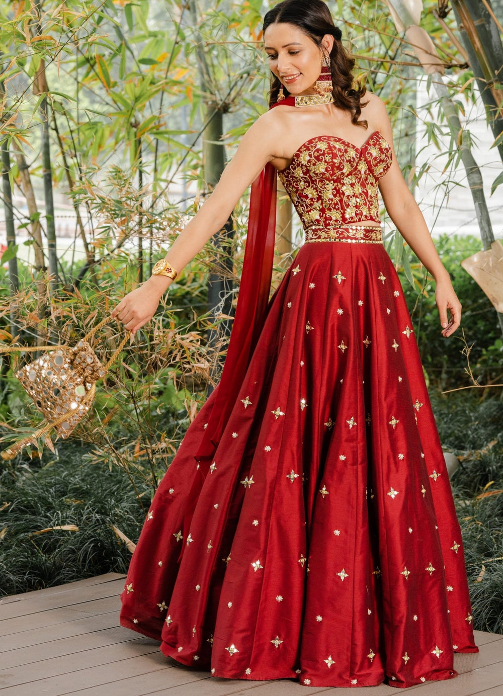 Aarzoo Corset Lehenga Set Rashika Sharma - Fabilicious Fashion