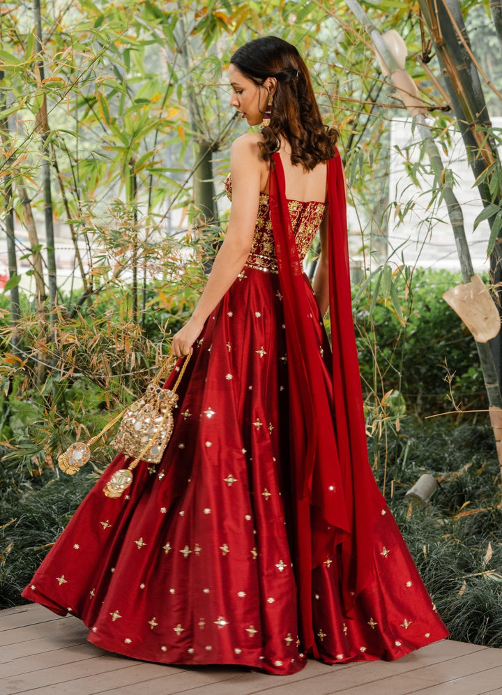 Aarzoo Corset Lehenga Set Rashika Sharma - Fabilicious Fashion