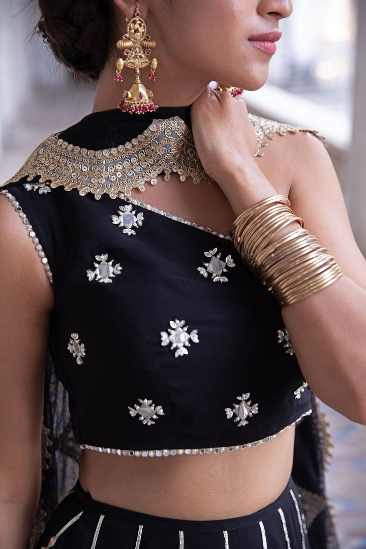 Anaya Black Lehenga Set Renee - Fabilicious Fashion