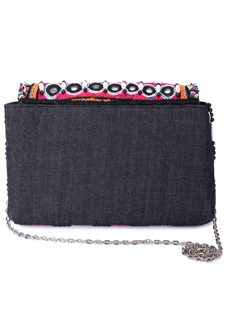 Beachy Boho Holiday Clutch The Purple Sack - Fabilicious Fashion