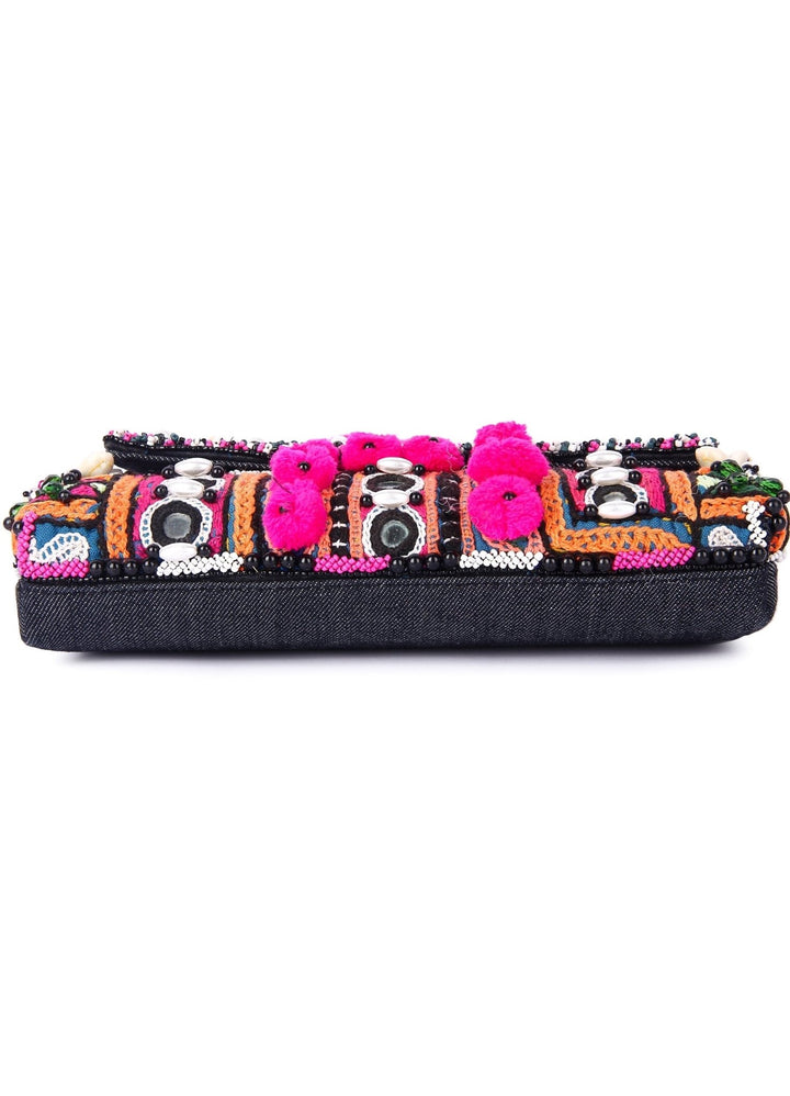 Beachy Boho Holiday Clutch The Purple Sack - Fabilicious Fashion