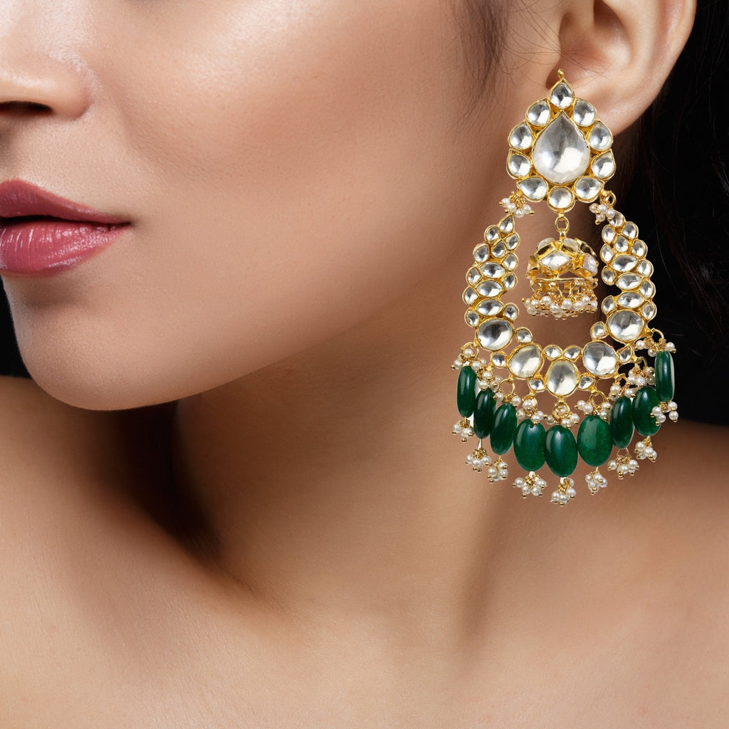 Small white stone earrings deals