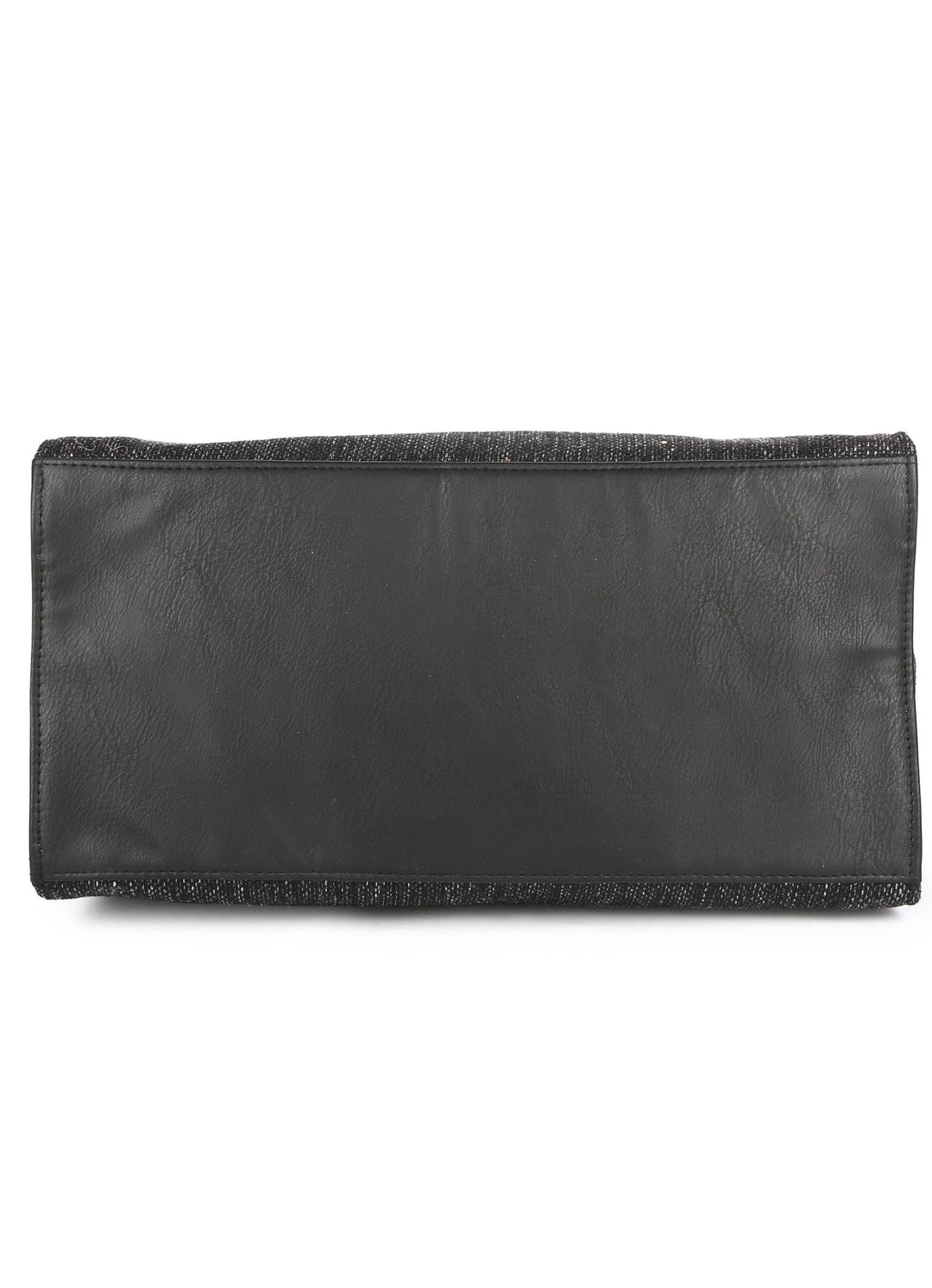 Black Canvas Tote Bag The Purple Sack - Fabilicious Fashion