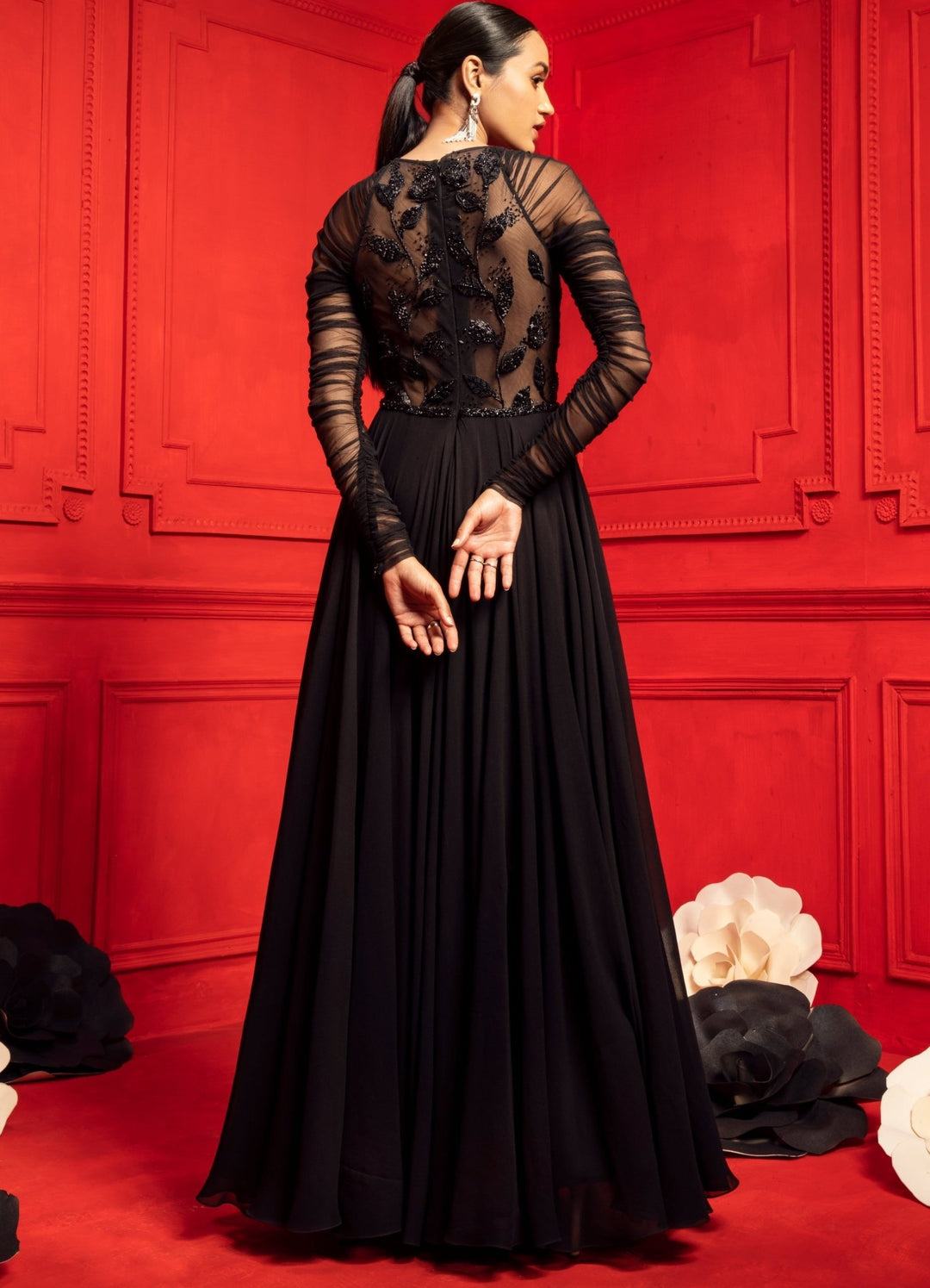 Georgette anarkali dress outlet