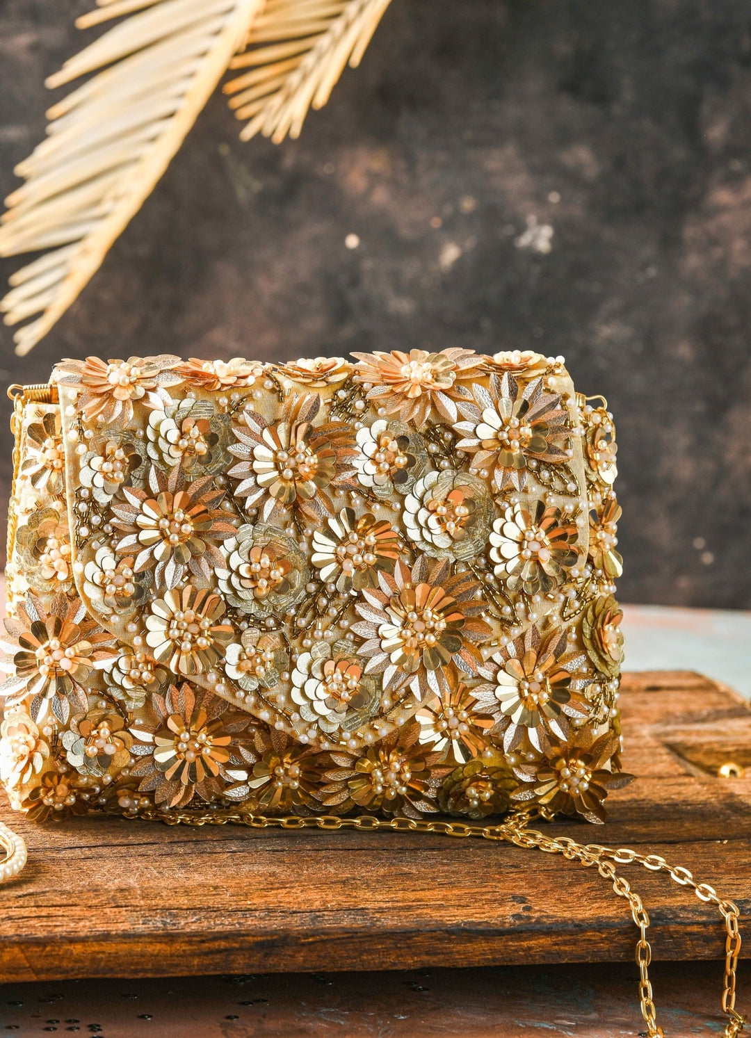 Blaze Sequin Clutch The Purple Sack - Fabilicious Fashion