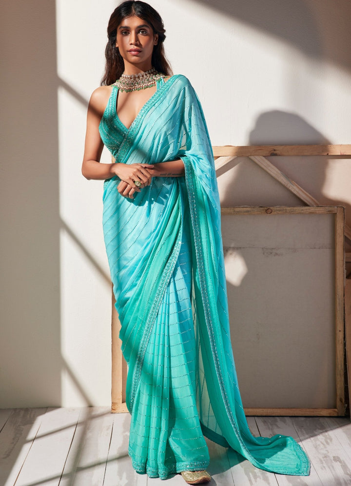 Blue Ivy Saree Chamee n Palak - Fabilicious Fashion