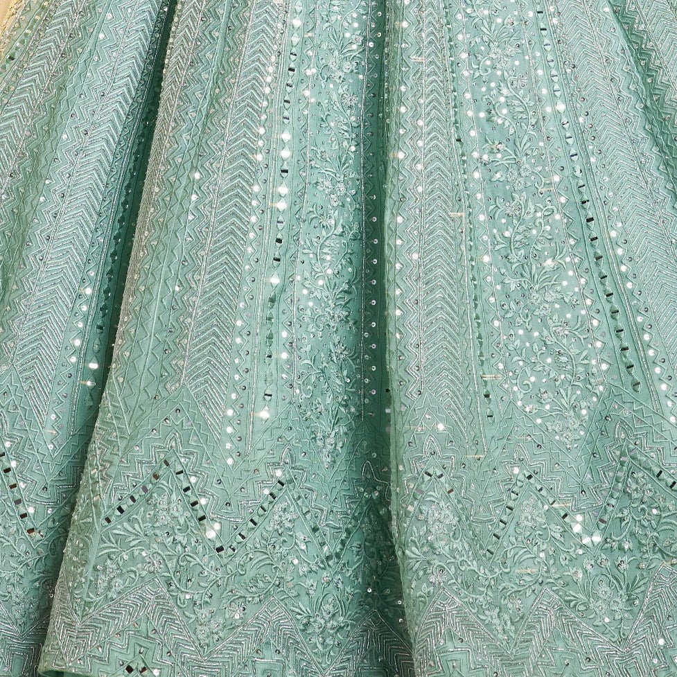 Blue Summer Lehenga Set Chamee n Palak - Fabilicious Fashion