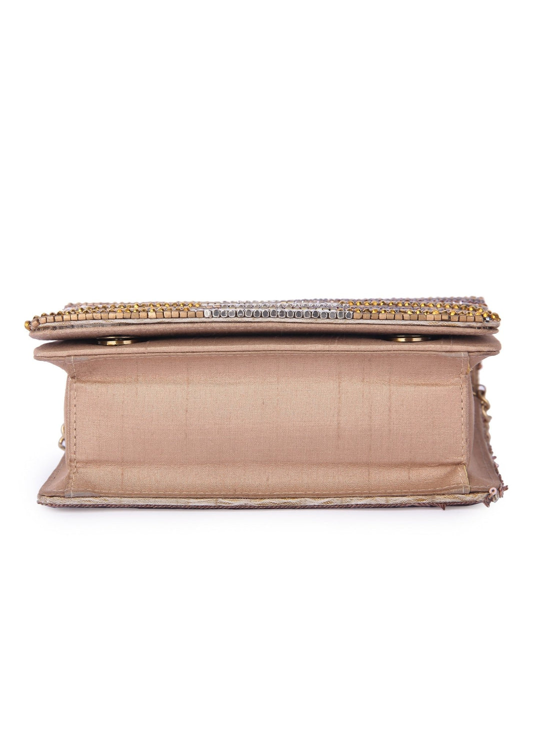 Bonita Gold Clutch The Purple Sack - Fabilicious Fashion
