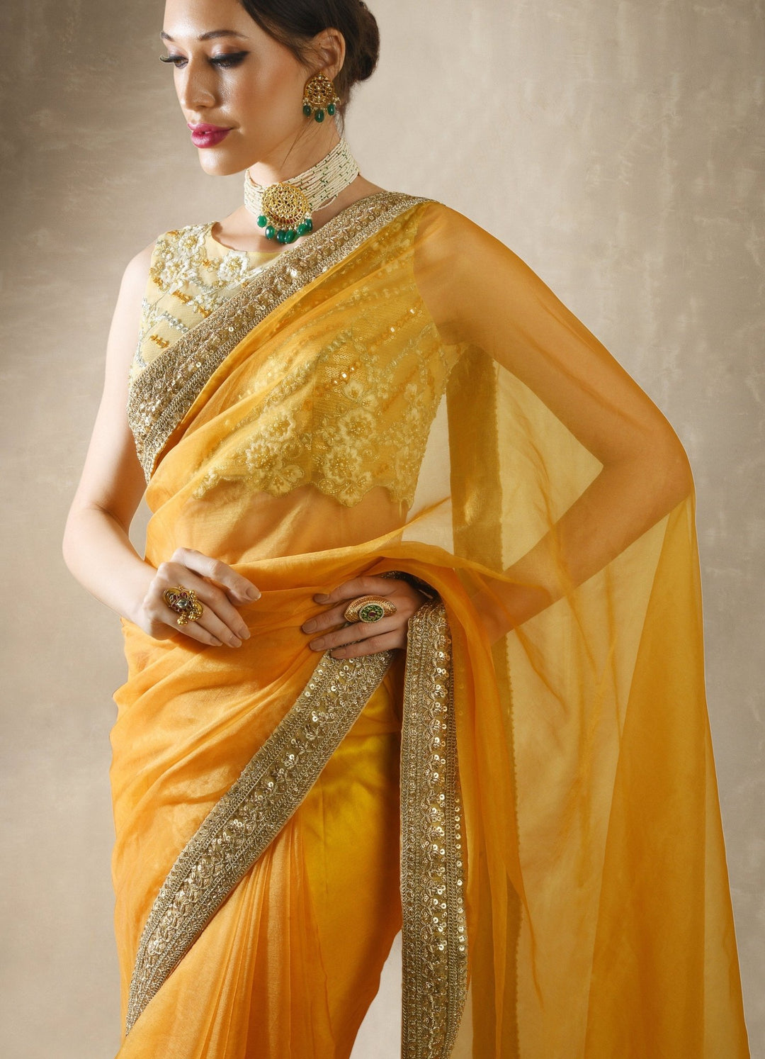 Buttercup Saree Set Renee - Fabilicious Fashion