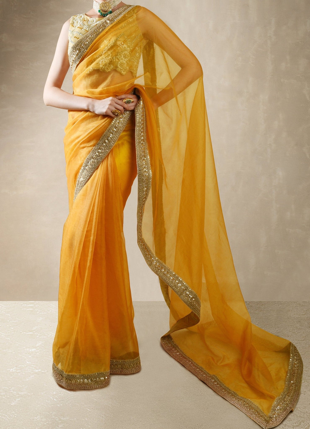 Buttercup Saree Set Renee - Fabilicious Fashion