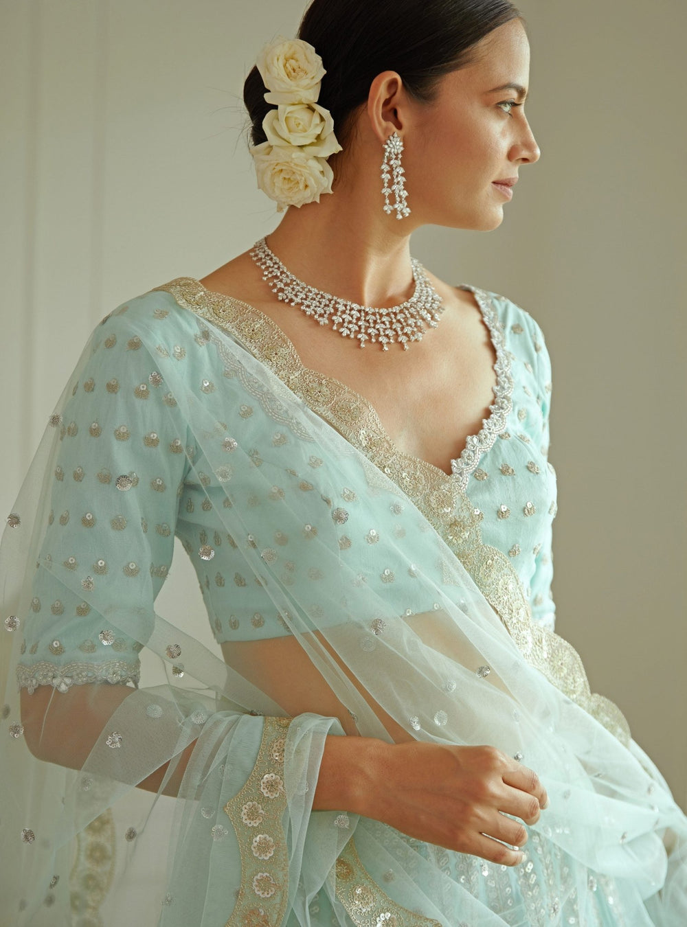 Cari Powder Blue Set Studio Iris - Fabilicious Fashion