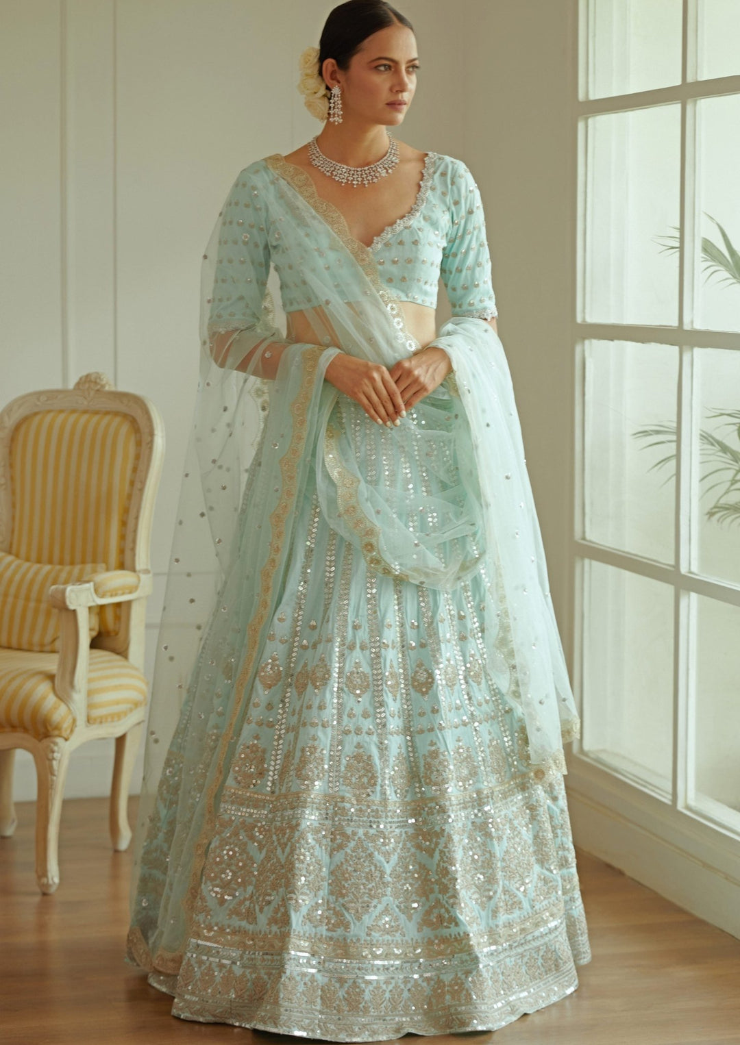 Cari Powder Blue Set Studio Iris - Fabilicious Fashion