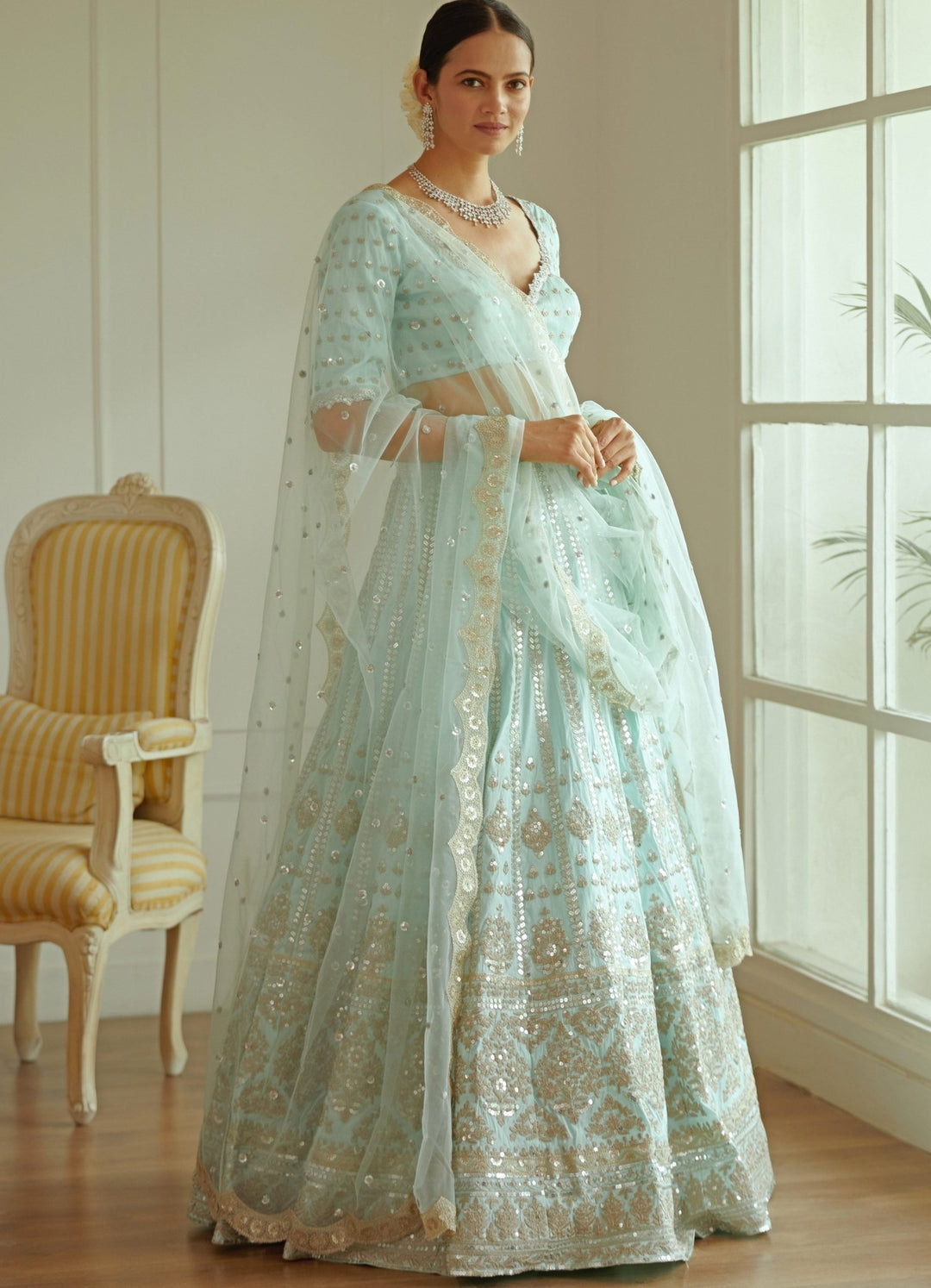 Cari Powder Blue Set Studio Iris - Fabilicious Fashion