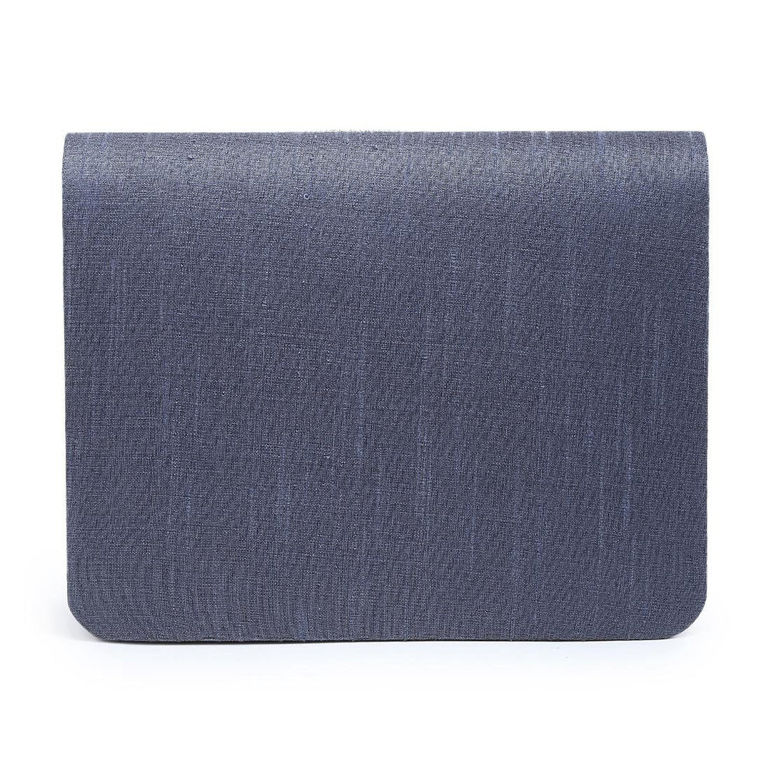 Charcoal Grey Sequinned Toucan Clutch The Purple Sack - Fabilicious Fashion