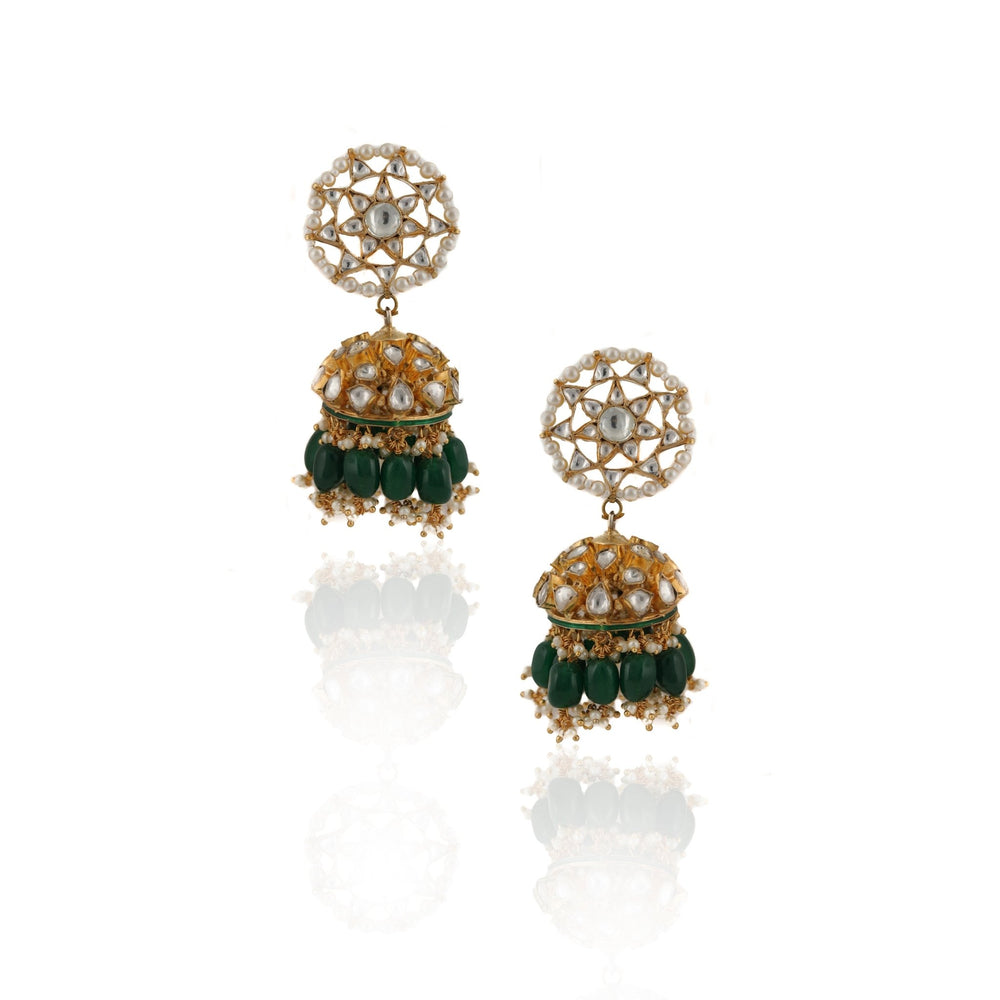 Choker Set With Star Shaped Jhumki Riana by Shikha Jindal - Fabilicious Fashion