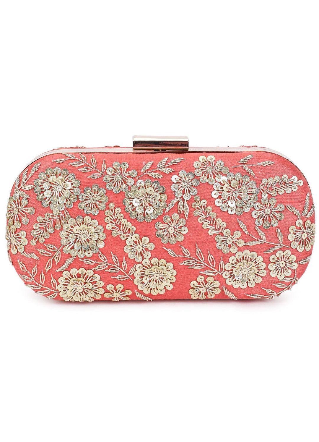 Coral Garden Clutch The Purple Sack - Fabilicious Fashion