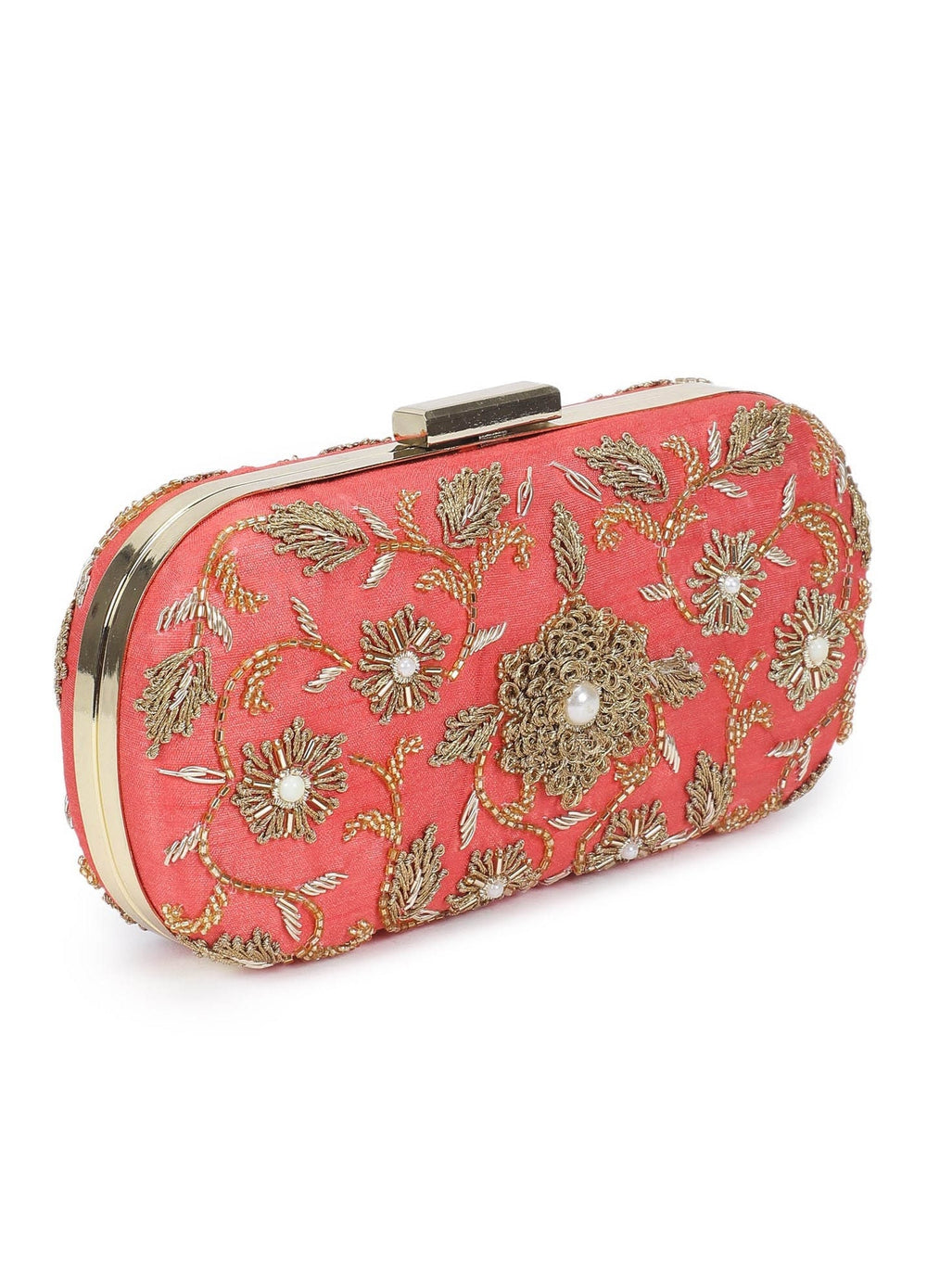 Coralicious Flower Clutch The Purple Sack - Fabilicious Fashion