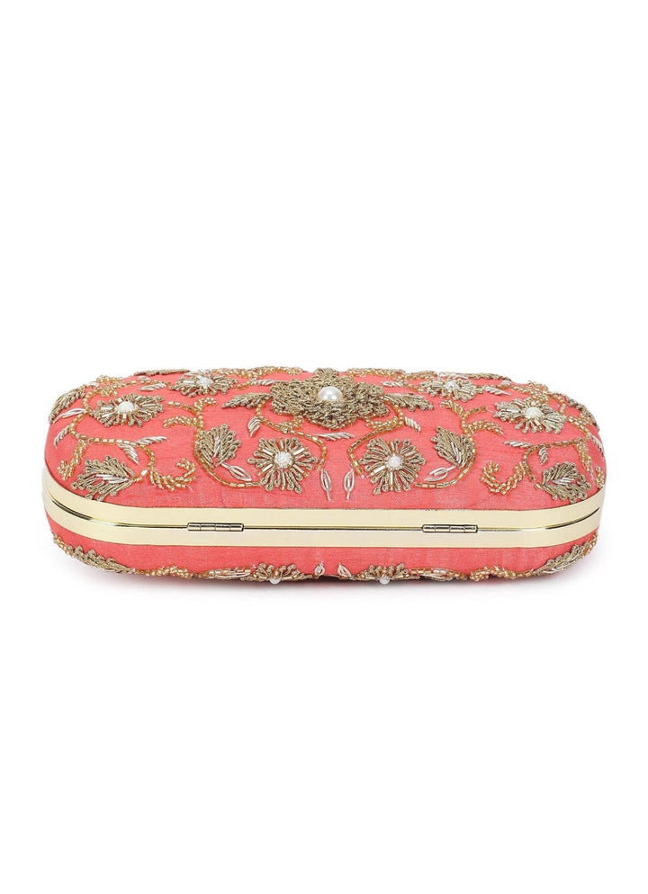 Coralicious Flower Clutch The Purple Sack - Fabilicious Fashion