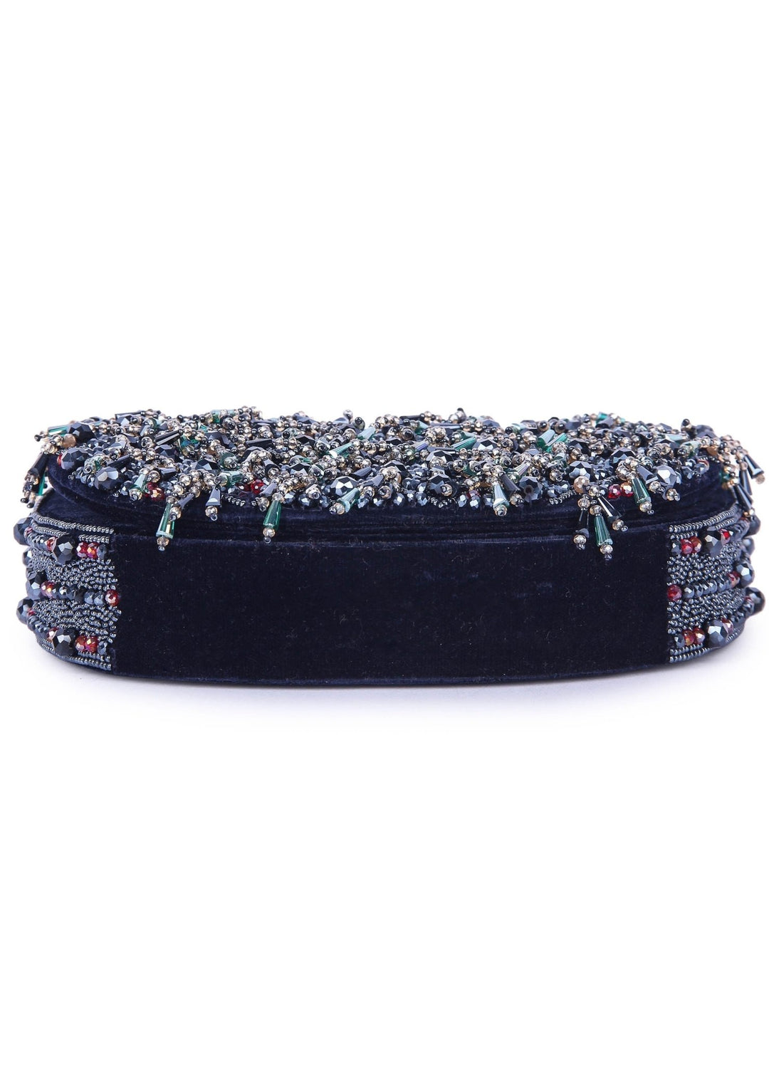 Dark Blue Zayena Clutch The Purple Sack - Fabilicious Fashion
