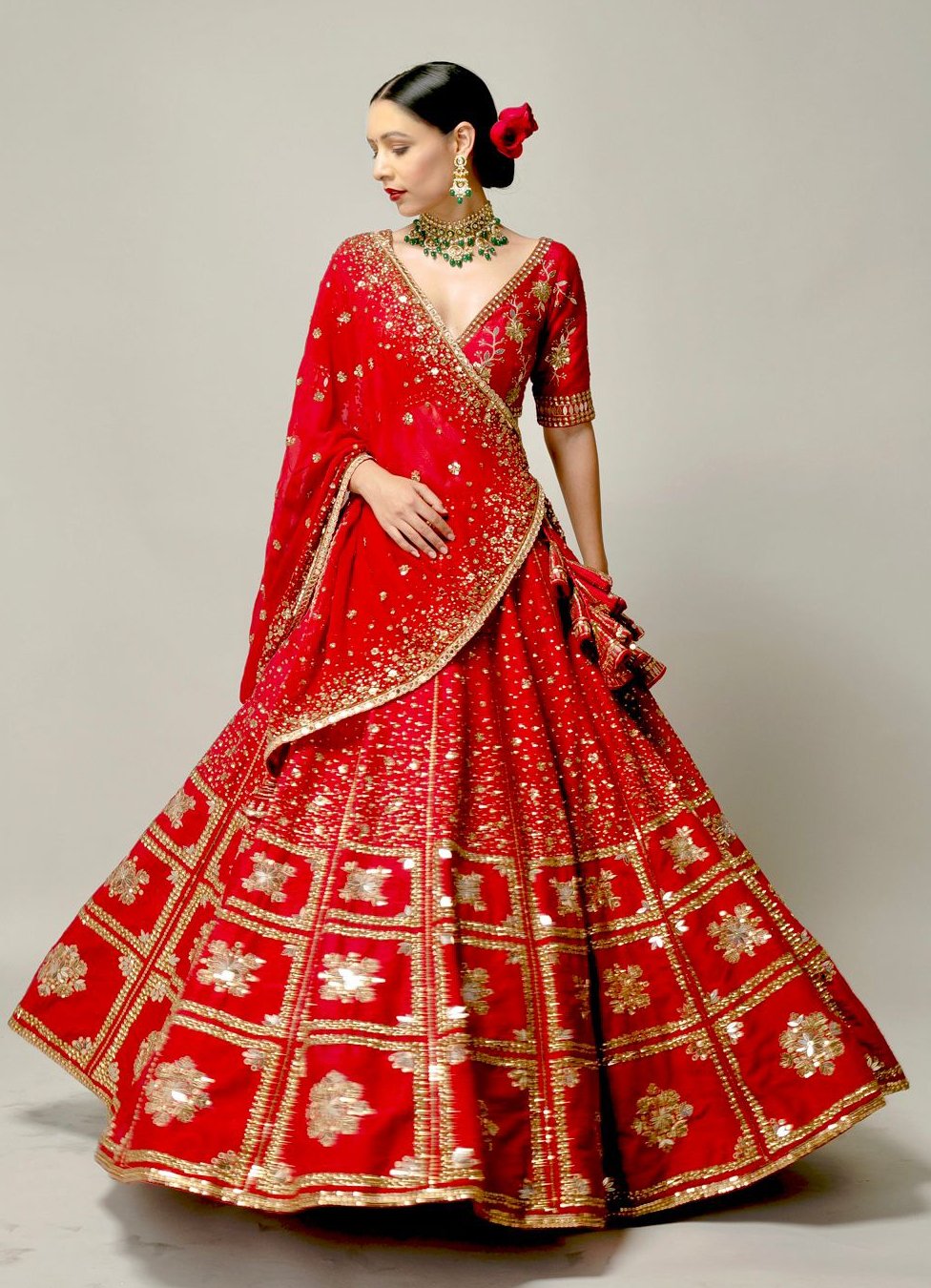 Deewani Bridal Lehenga Set Prevasu - Fabilicious Fashion