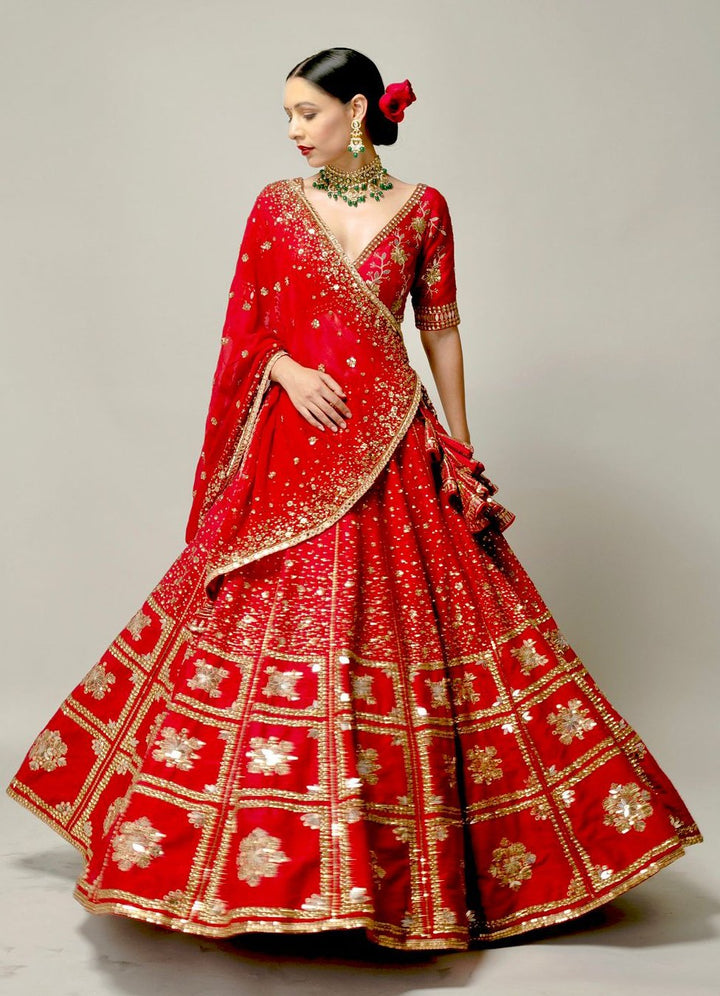 Deewani Bridal Lehenga Set Prevasu - Fabilicious Fashion