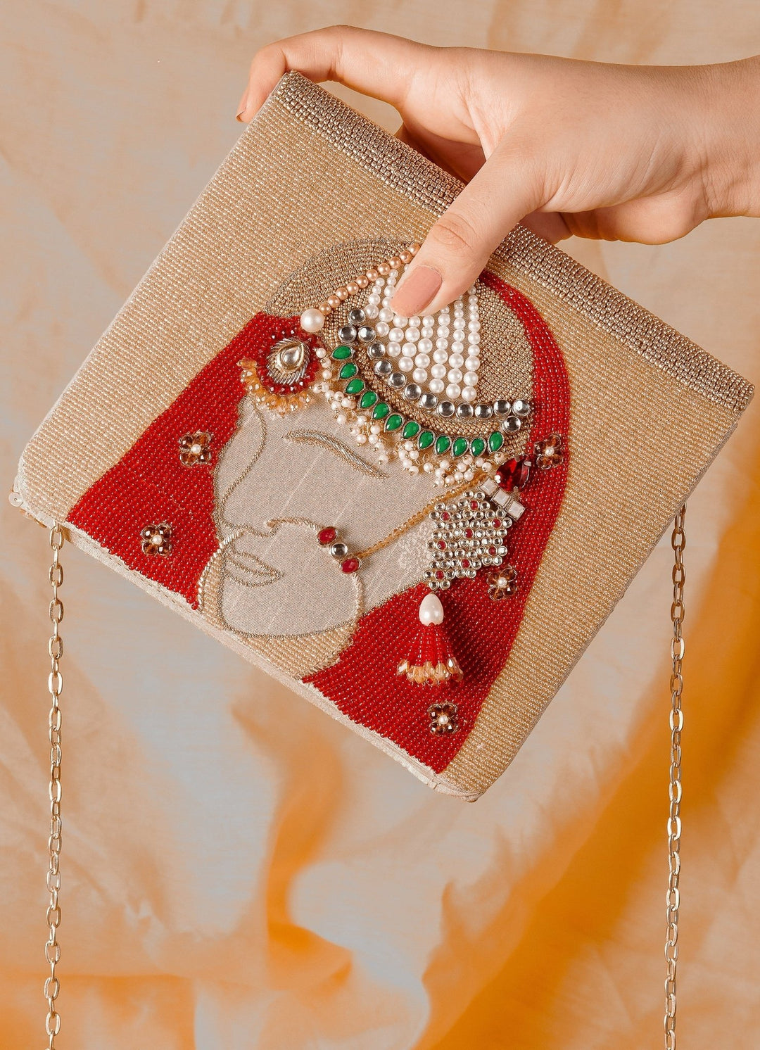 Dulhan Clutch The Purple Sack - Fabilicious Fashion