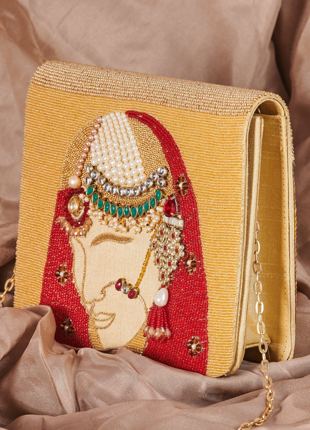 Dulhan Clutch The Purple Sack - Fabilicious Fashion