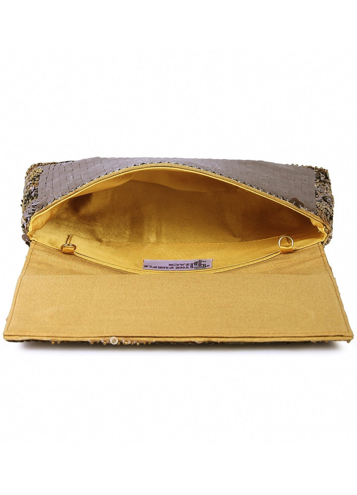 Eelina Zing Clutch The Purple Sack - Fabilicious Fashion