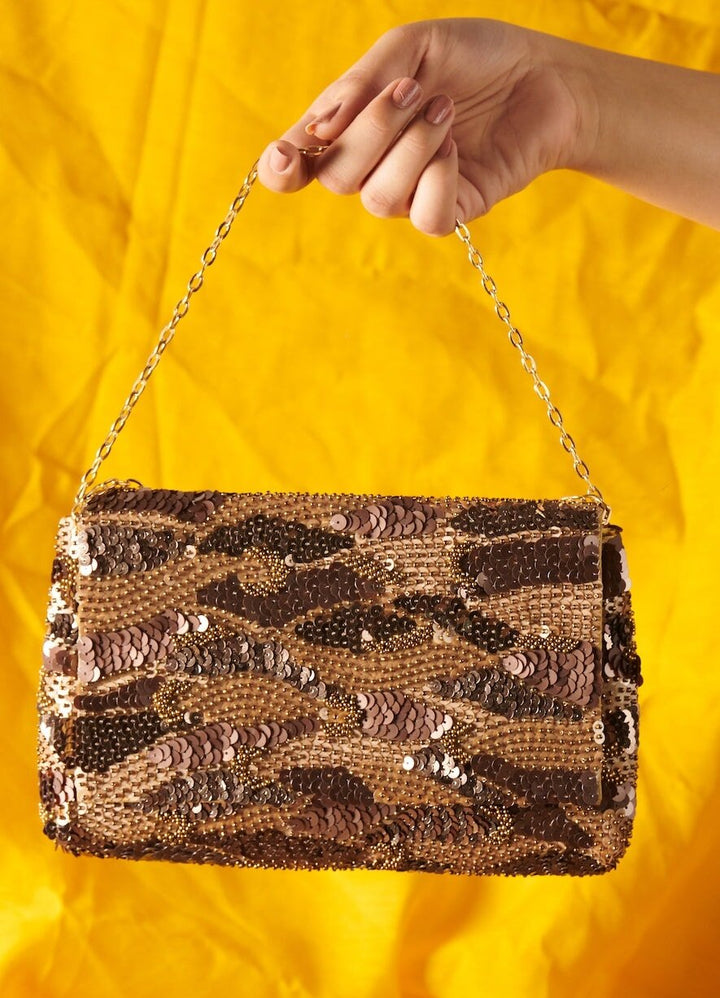 Eelina Zing Clutch The Purple Sack - Fabilicious Fashion