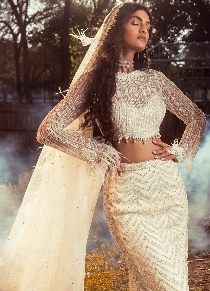 Ethereal Ivory Bridal Set Nitika Gujral - Fabilicious Fashion